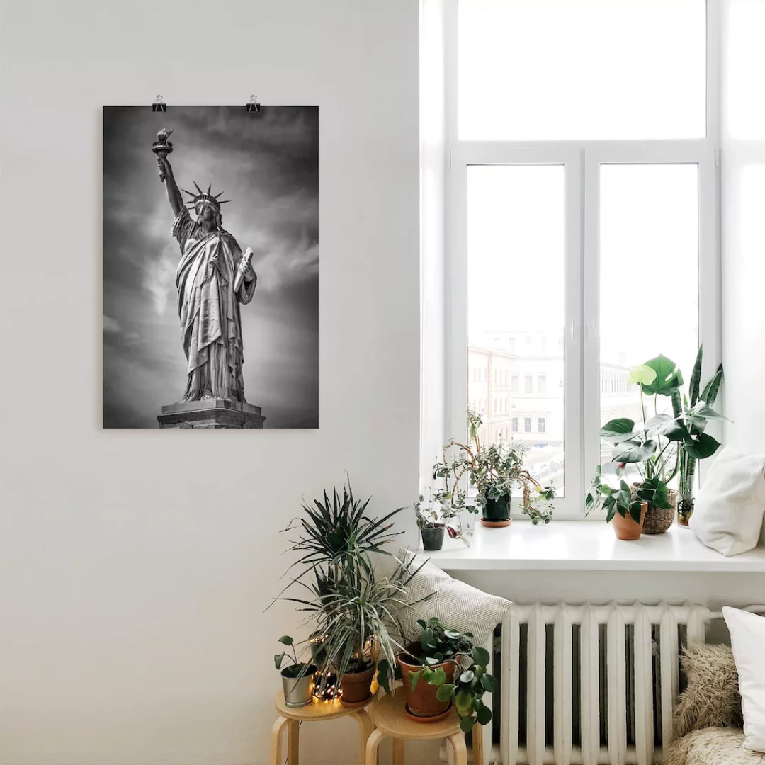 Artland Poster "New York City Freiheitsstatue II", Bilder von Amerika, (1 S günstig online kaufen