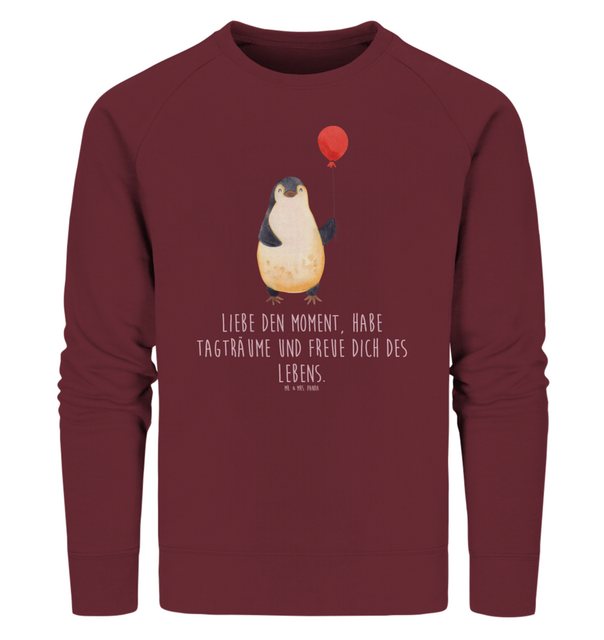 Mr. & Mrs. Panda Longpullover Größe M Pinguin Luftballon - Burgundy - Gesch günstig online kaufen