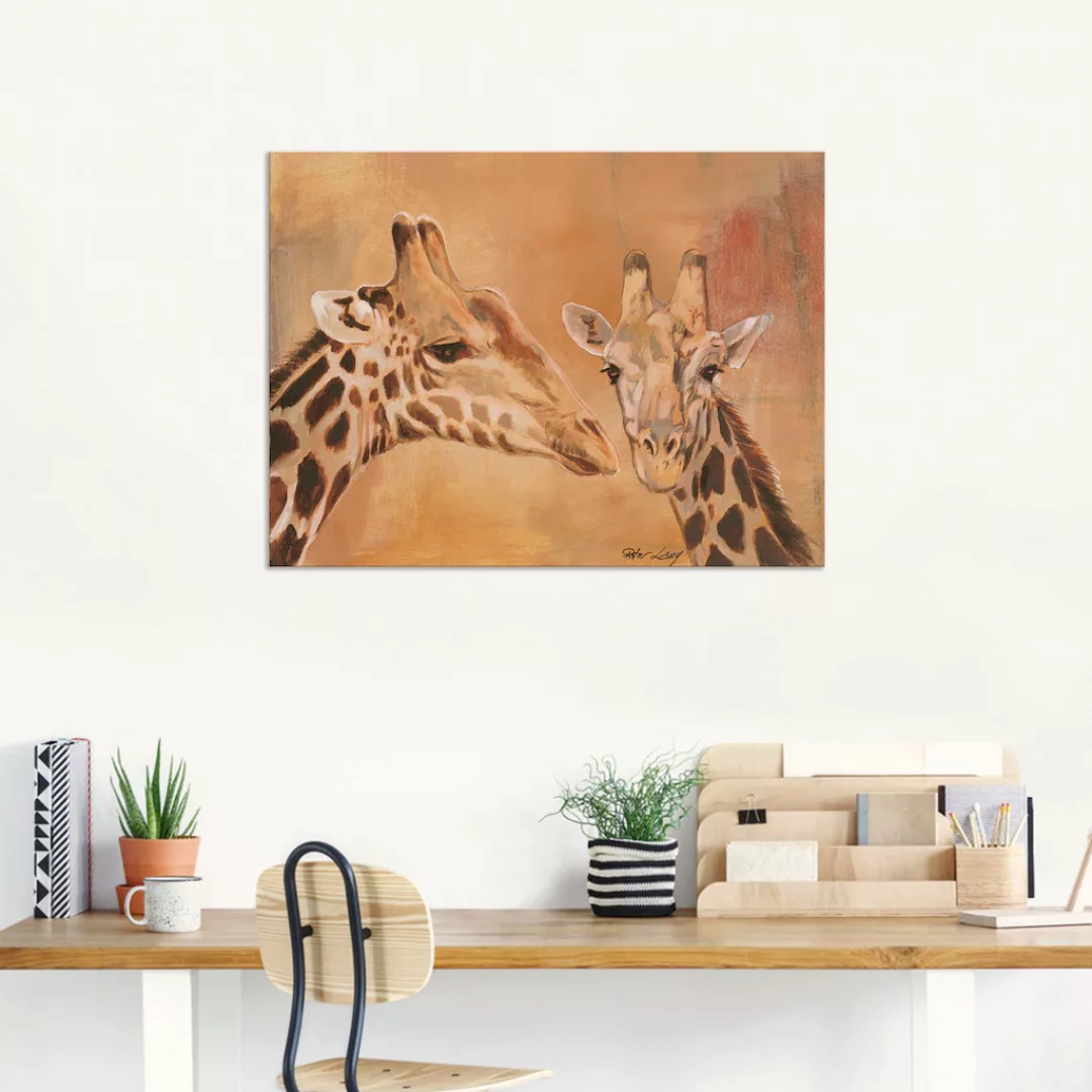 Artland Wandbild "Giraffen", Wildtiere, (1 St.), als Alubild, Outdoorbild, günstig online kaufen