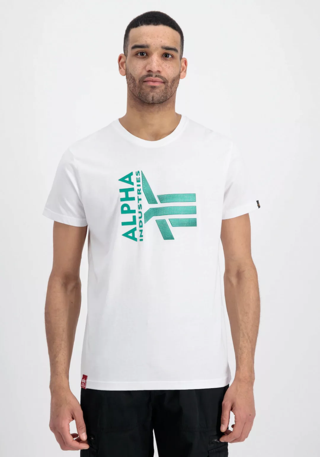 Alpha Industries T-Shirt "Alpha Industries Men - T-Shirts Logo Rubber T" günstig online kaufen