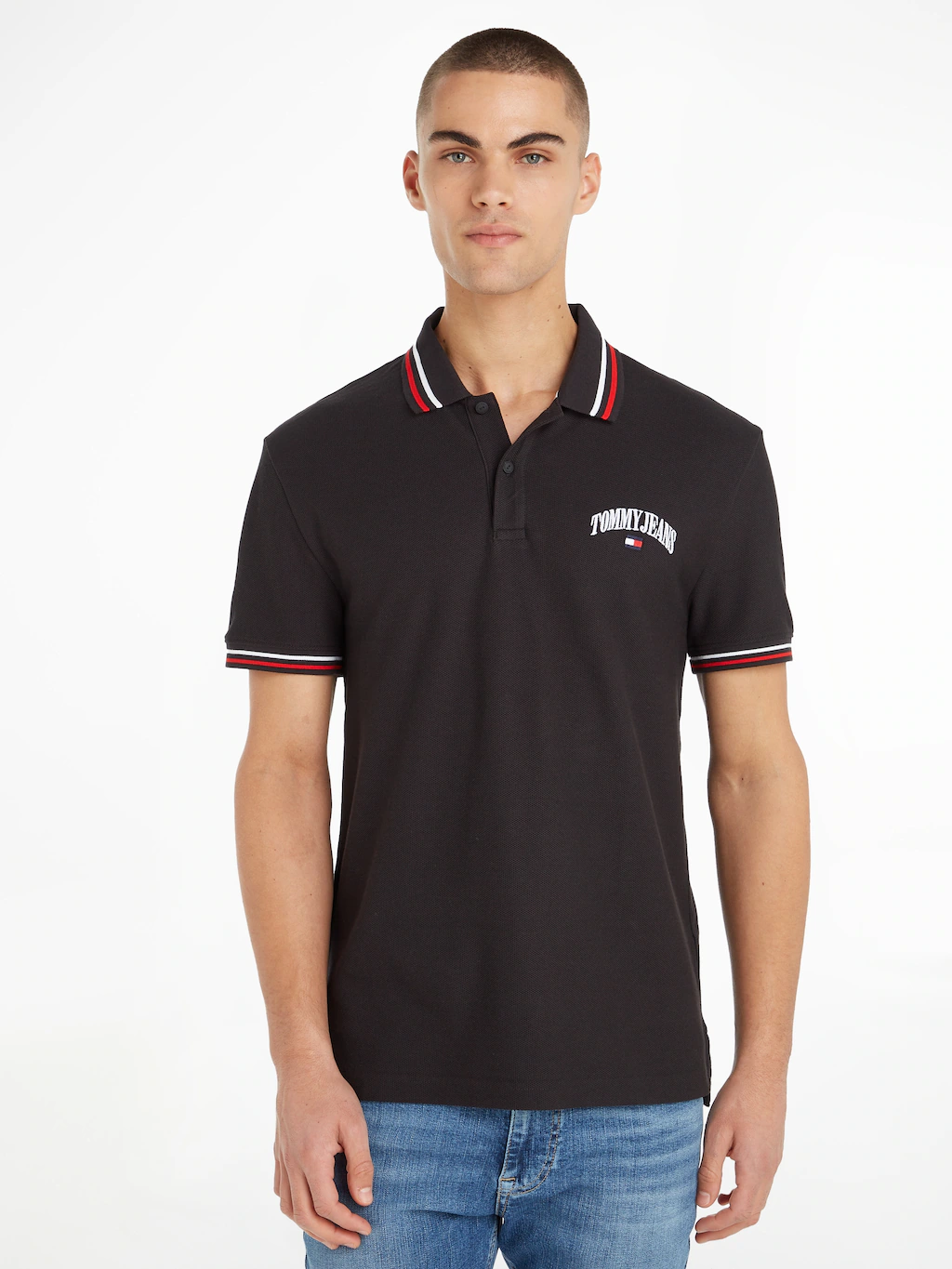 Tommy Jeans Poloshirt TJM CLSC GRAPHIC TIPPED POLO günstig online kaufen