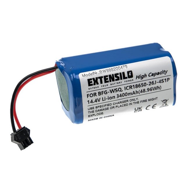 Extensilo passend für Kitfort KT-533 Saugroboter (3400 mAh, 14,4 V, Li-Ion) günstig online kaufen