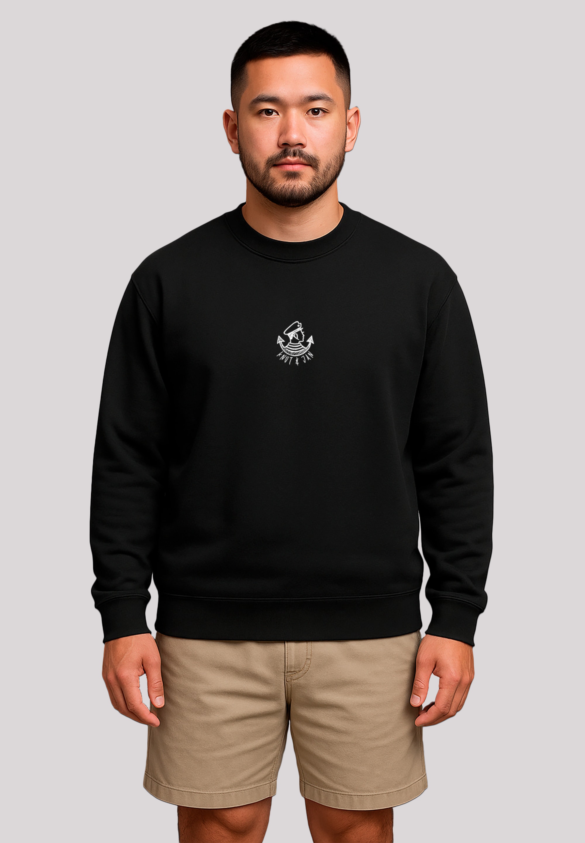 F4NT4STIC Sweatshirt "Knut & Jan Scribble Logo", Premium Qualität, Knut & J günstig online kaufen
