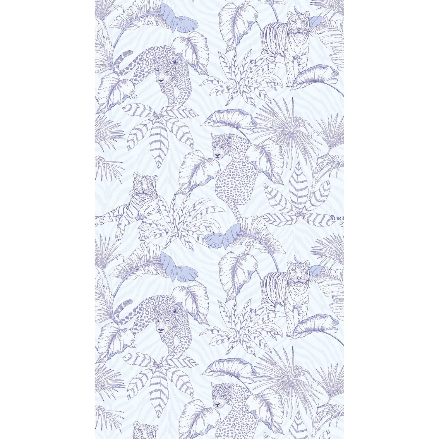 Livingwalls Fototapete Tropische Blätter Violett und Weiß 159 x 280 cm AS-3 günstig online kaufen