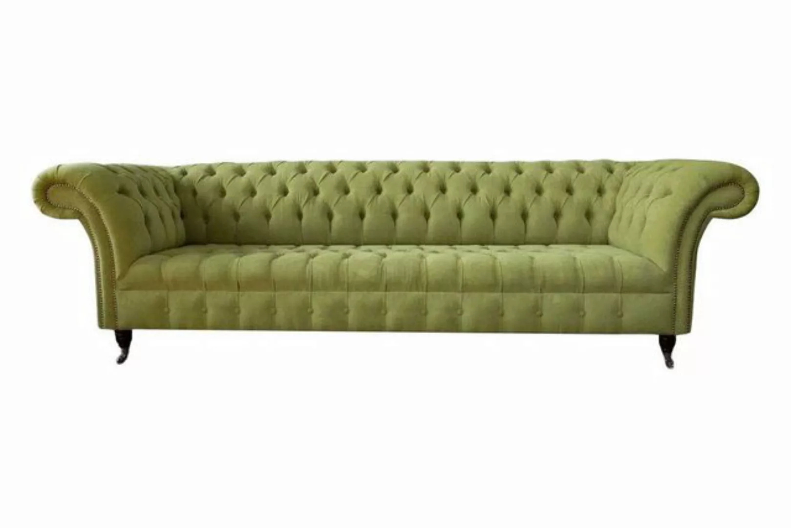 Xlmoebel Sofa Chesterfield Grüner Sessel Sofa Polster 4-Sitzer Sofas Neu, 1 günstig online kaufen