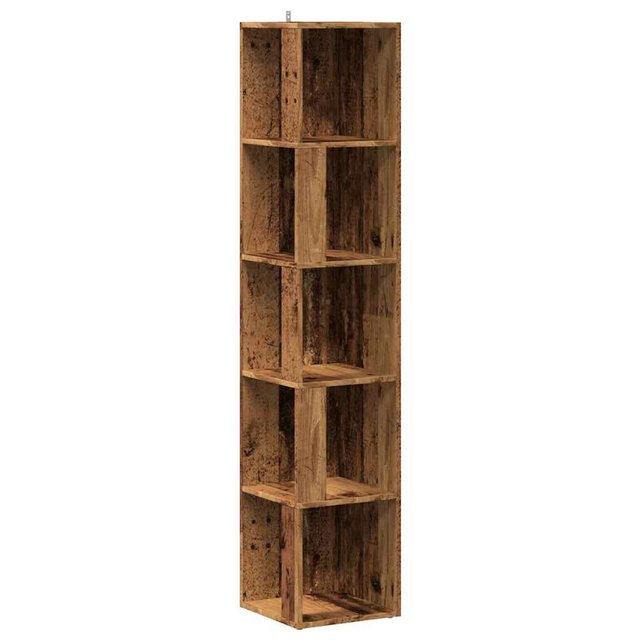 vidaXL Fächerschrank Eckregal Altholz-Optik 33x33x165 cm Holzwerkstoff (1-S günstig online kaufen