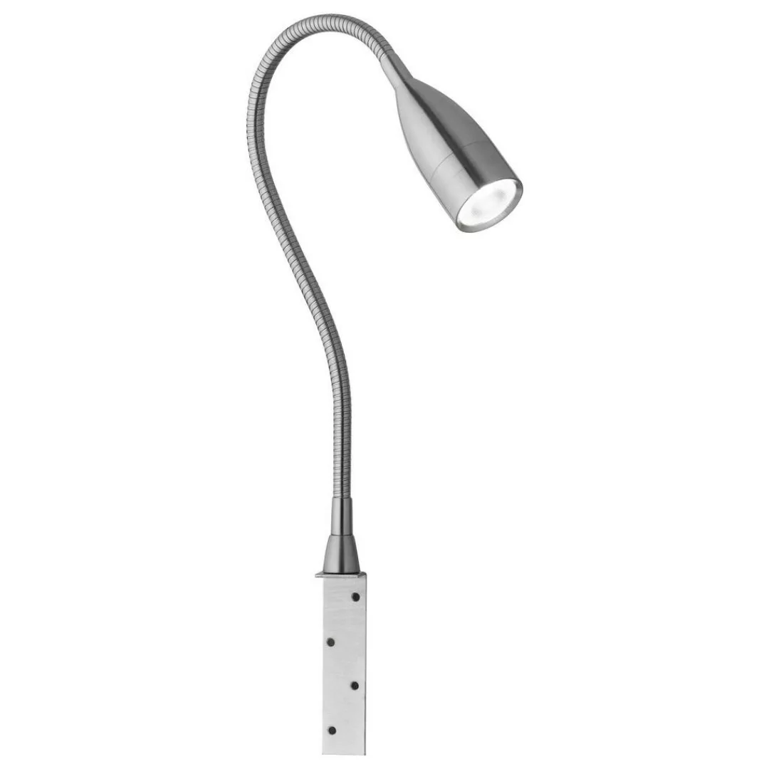 Fischer & Honsel LED-Wandspot 30703 nickel matt Metall B/H/T: ca. 8x56,5x8 günstig online kaufen