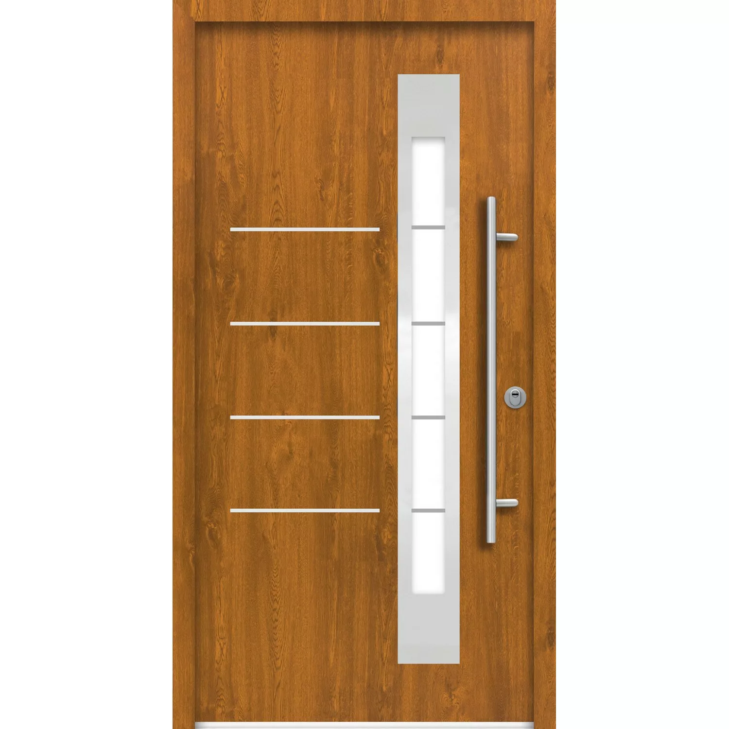 Splendoor Thermospace Sicherheits-Haustür Berlin Prime RC2 Gold.Oak 110x210 günstig online kaufen