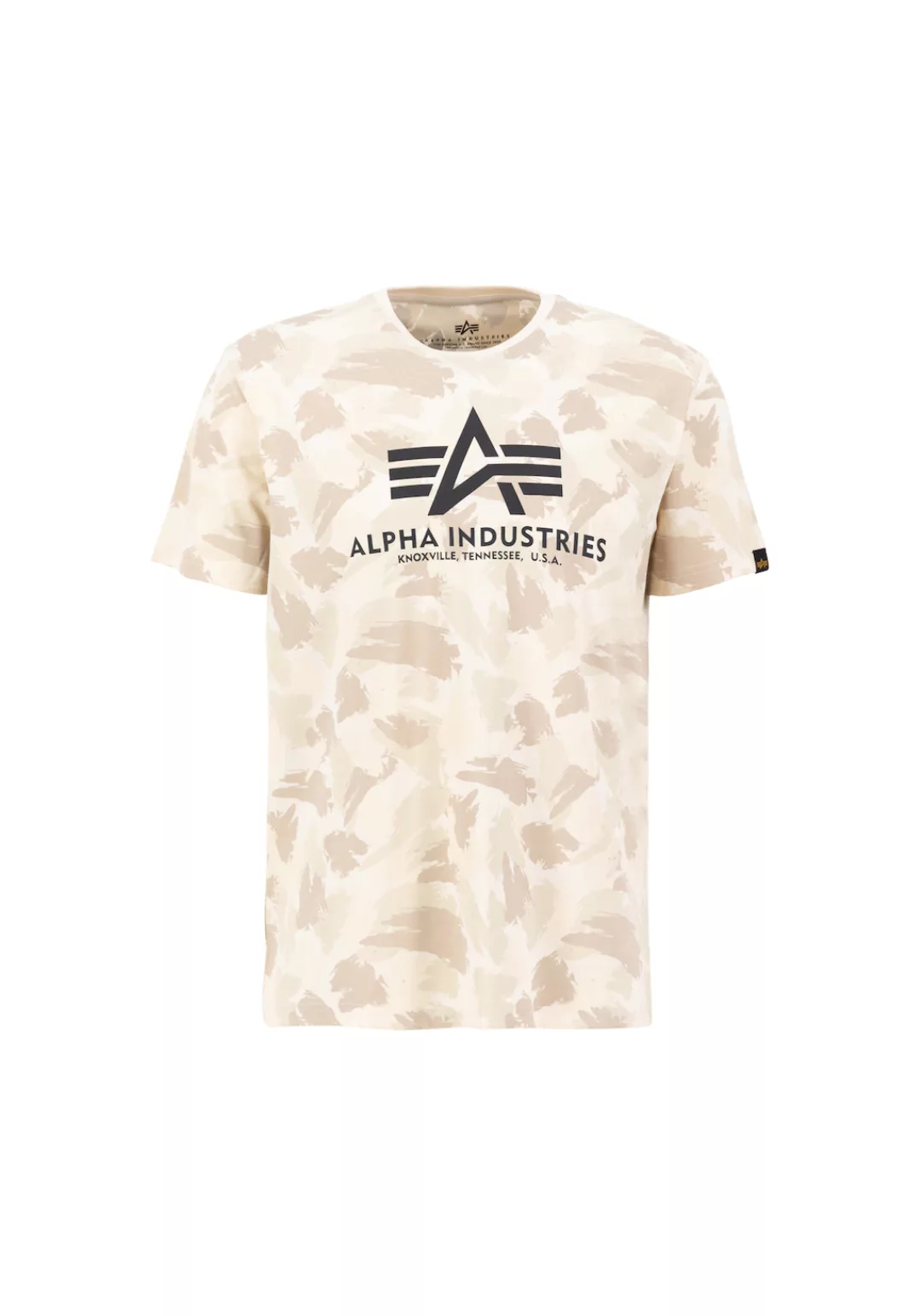 Alpha Industries T-Shirt "Alpha Industries Men - T-Shirts Basic T-Shirt Cam günstig online kaufen