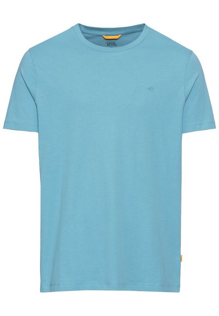 camel active T-Shirt Basic T-Shirt mit Rundhals aus Organic Cotton günstig online kaufen