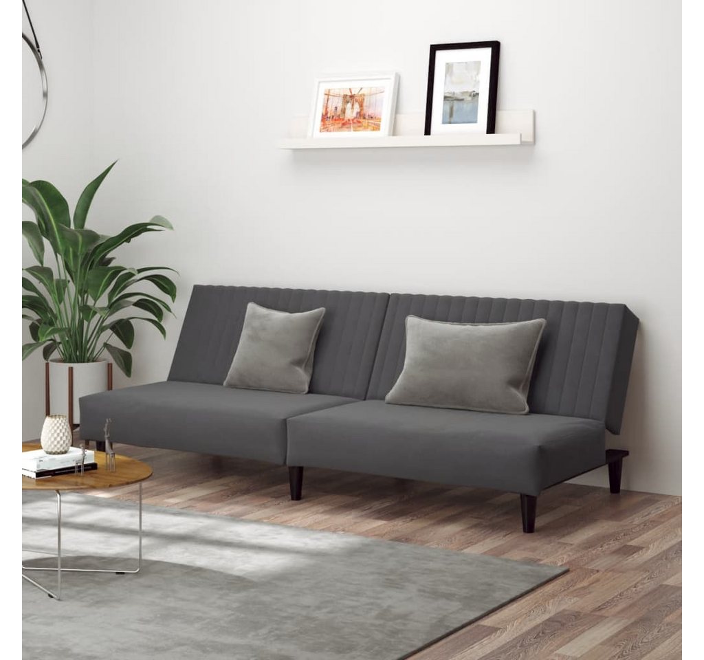 vidaXL Sofa Schlafsofa Sofa 2-Sitzer Samt, ohne Armlehnen günstig online kaufen