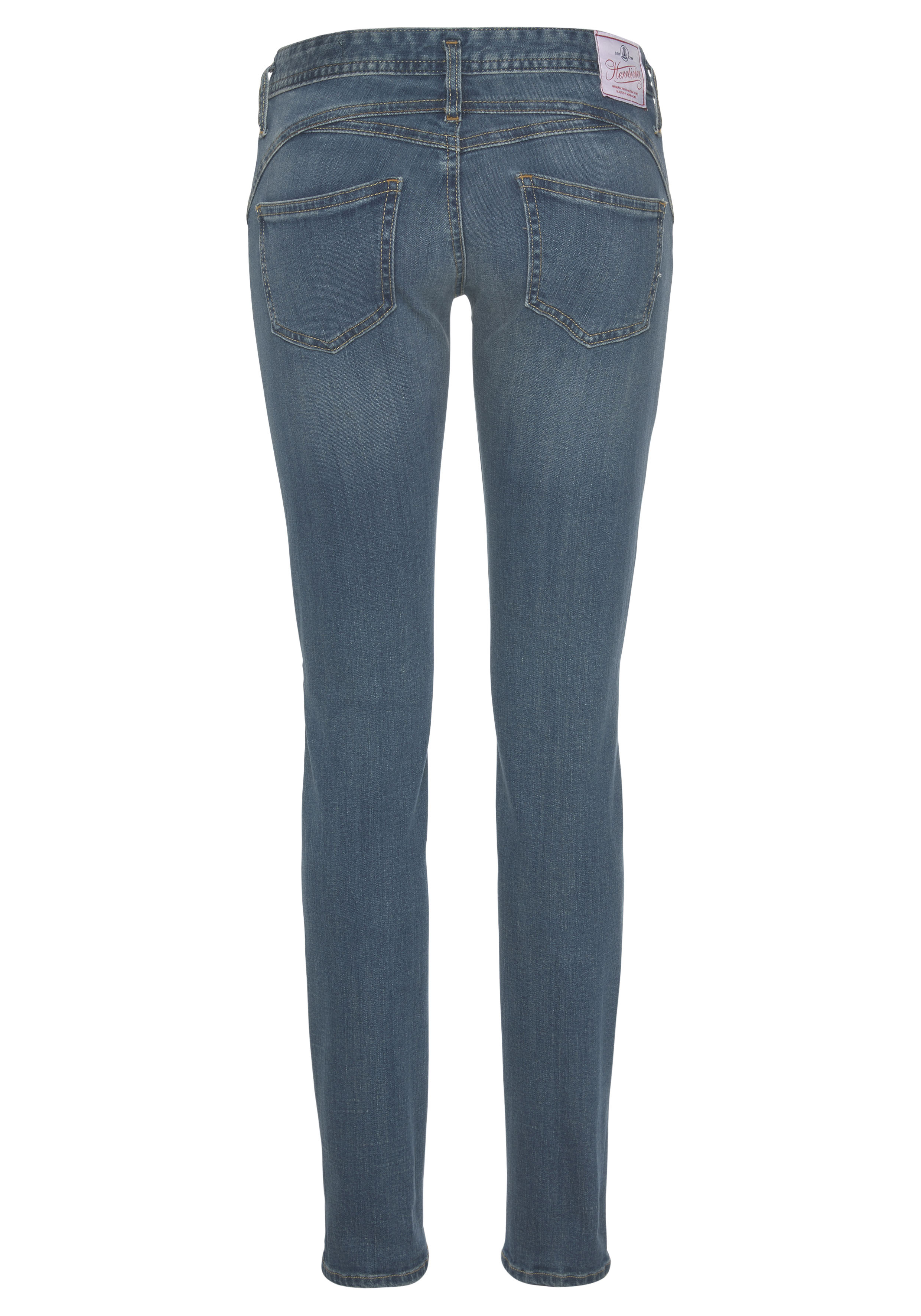 Herrlicher Slim-fit-Jeans GINA SLIM POWERSTRETCH mit seitlichem Keileinsatz günstig online kaufen