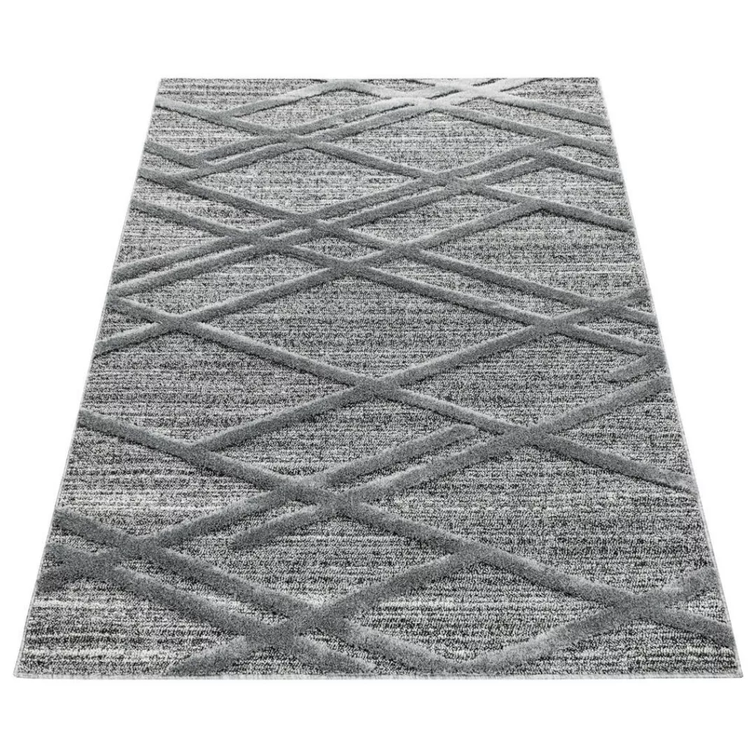 Ayyildiz Teppich PISA grau B/L: ca. 120x170 cm günstig online kaufen