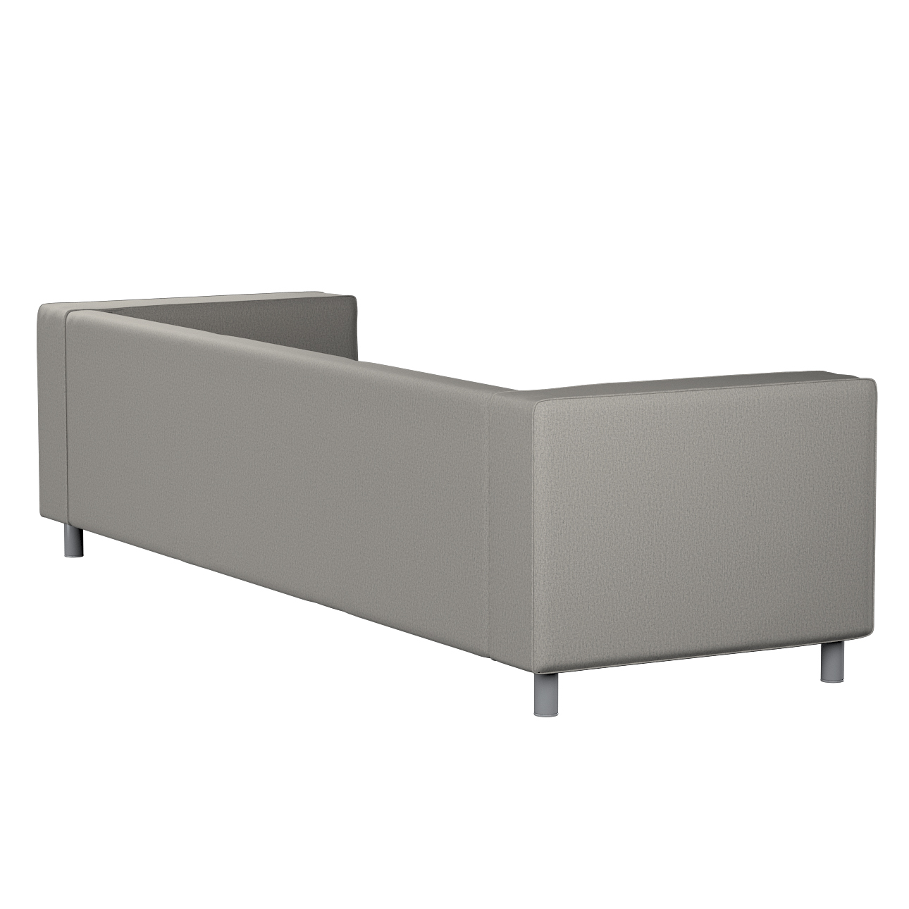 Bezug für Klippan 4-Sitzer Sofa, grau, Bezug für Klippan 4-Sitzer, Madrid ( günstig online kaufen