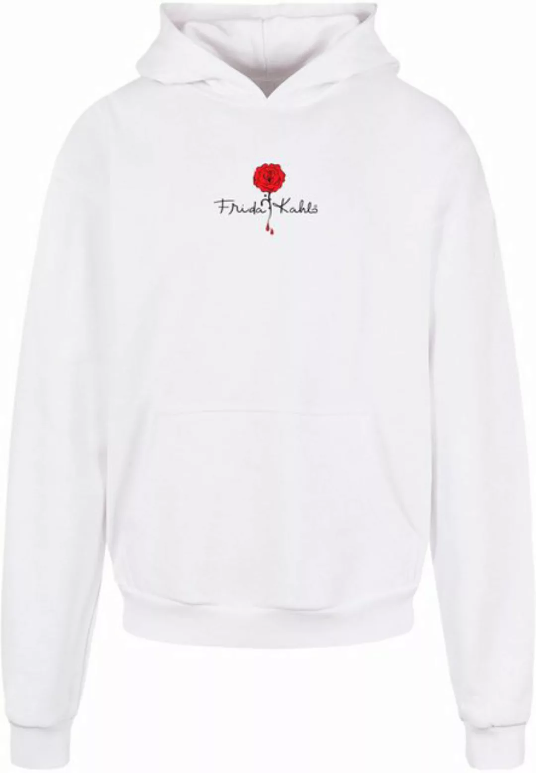 Merchcode Kapuzensweatshirt Merchcode Herren Frida Kahlo - Logo rose Ultra günstig online kaufen