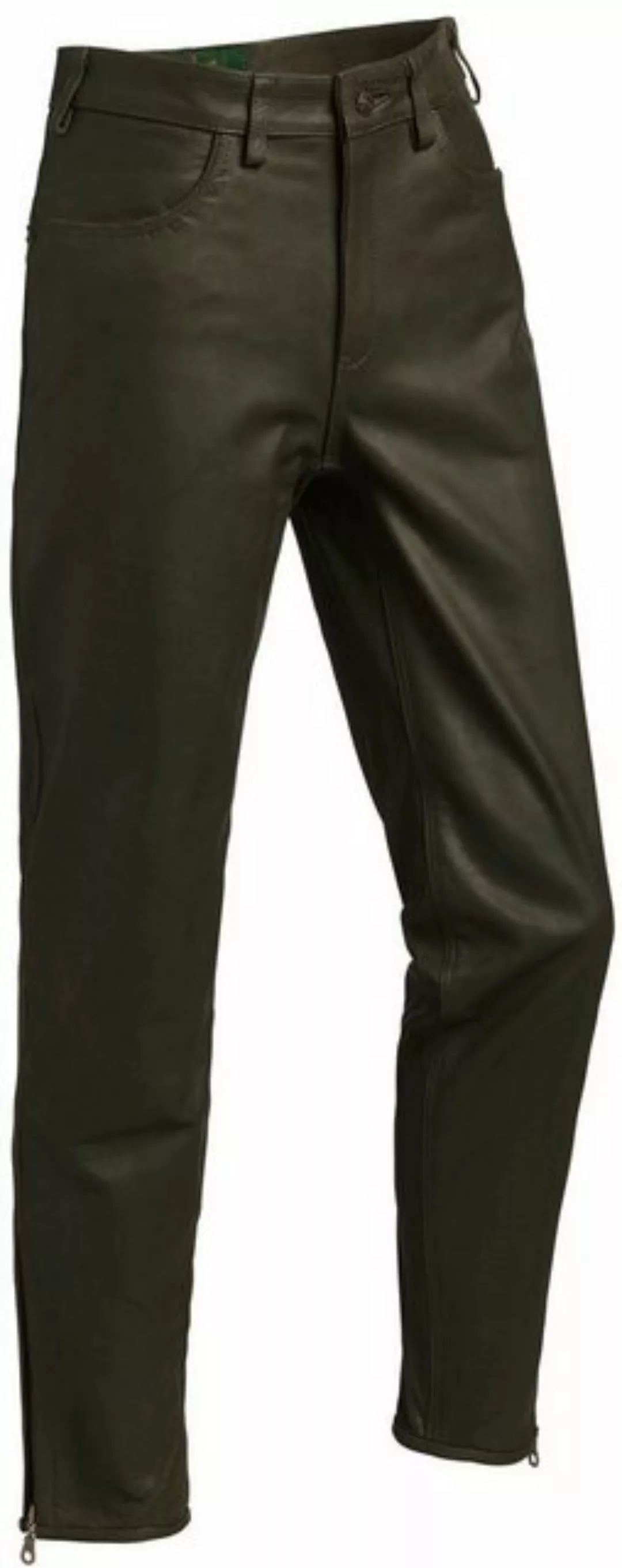 La Chasse® Lederhose Jagd-Lederhose aus Büffelleder (Stiefelhose) Herren st günstig online kaufen