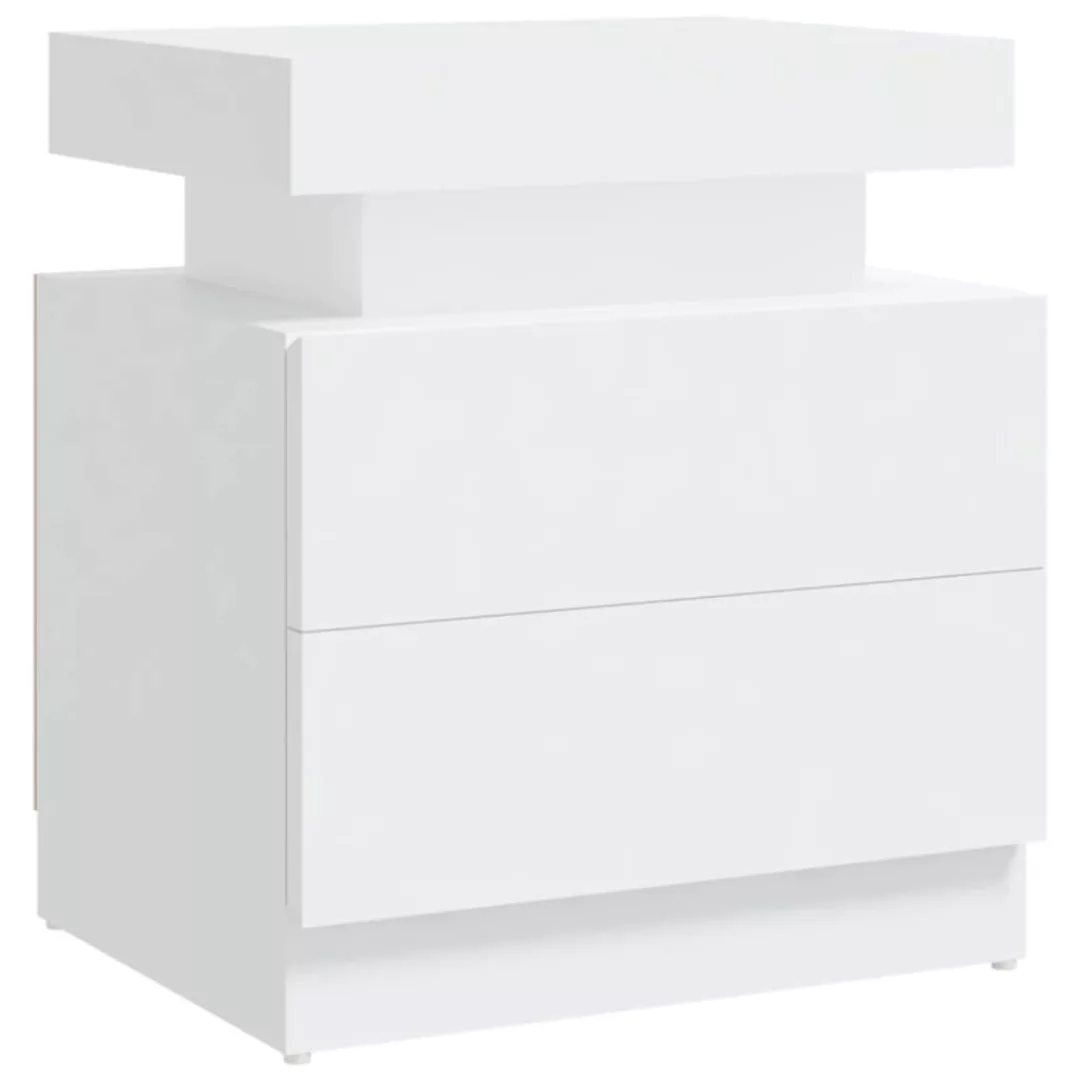Nachttisch Weiß 45x35x52 Cm Spanplatte günstig online kaufen
