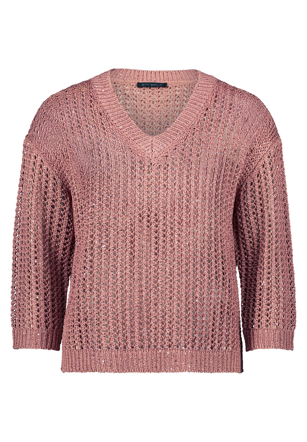 Betty Barclay Strickpullover "Betty Barclay Damen Lochstrick-Pullover mit P günstig online kaufen