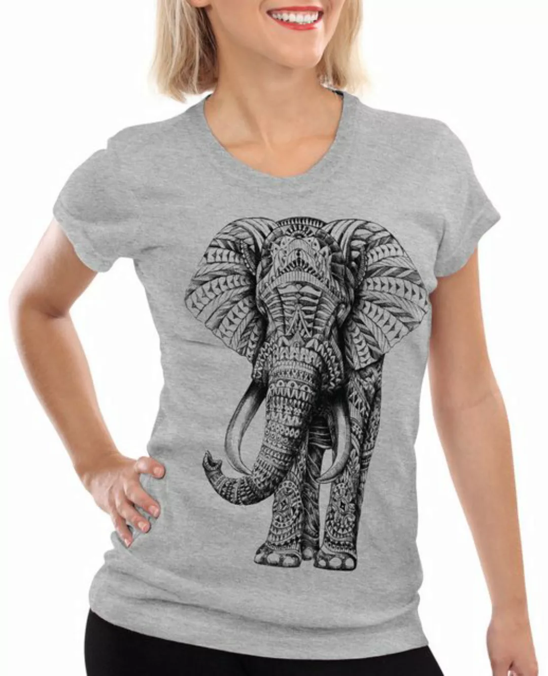 style3 T-Shirt Ink Elefanten elephant zoo urlaub thailand reise hemd urlaub günstig online kaufen