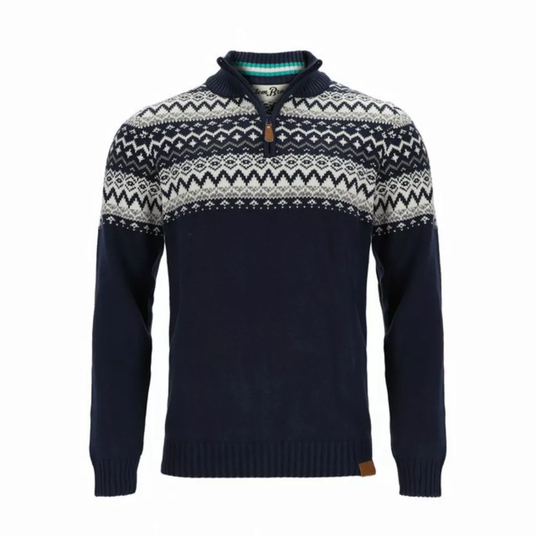 tomBrook Troyer Herren Strickpullover mit Norweger-Muster - Pullover mit Tr günstig online kaufen