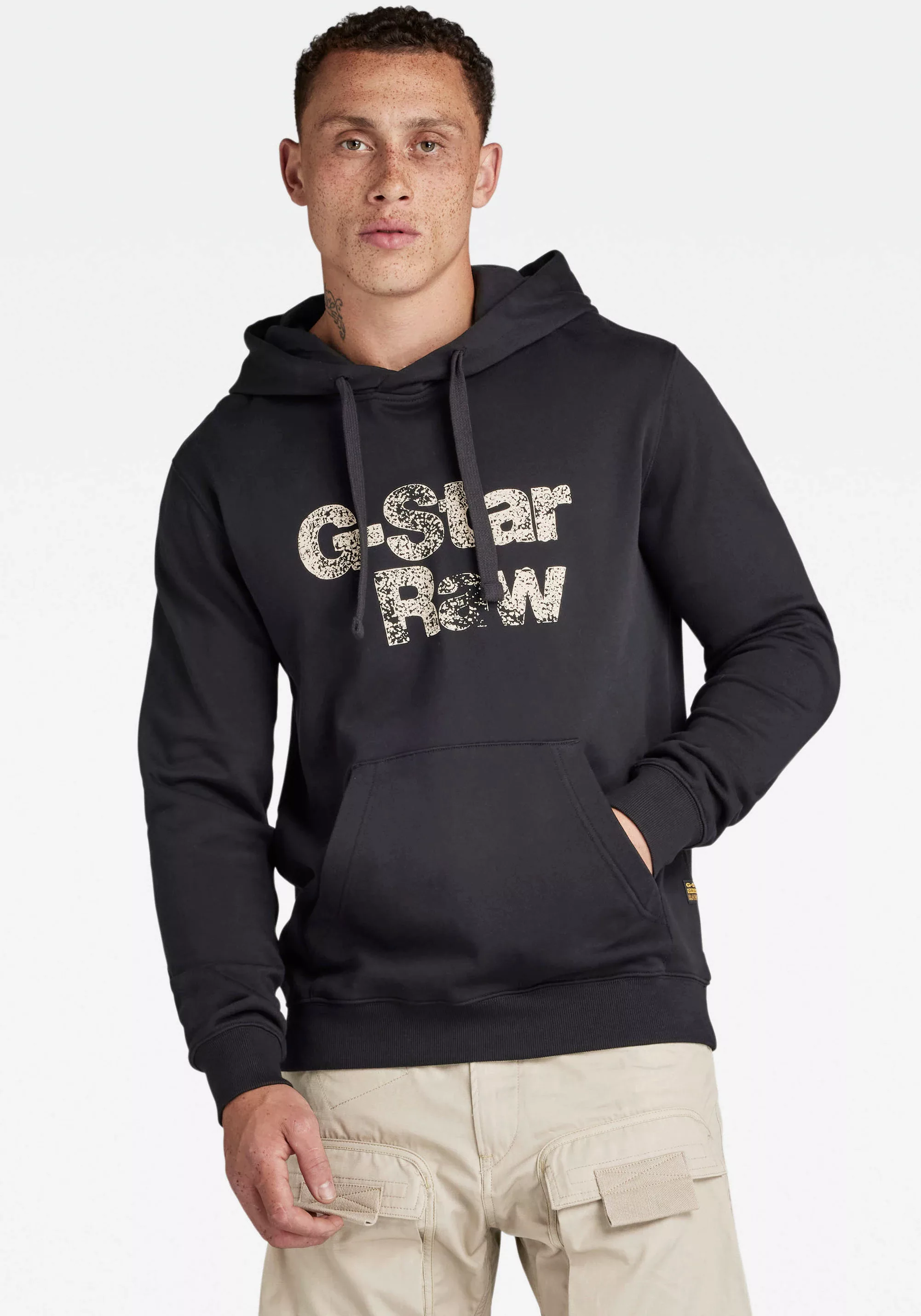 G-Star RAW Kapuzensweatshirt "Painted GR HDD" günstig online kaufen