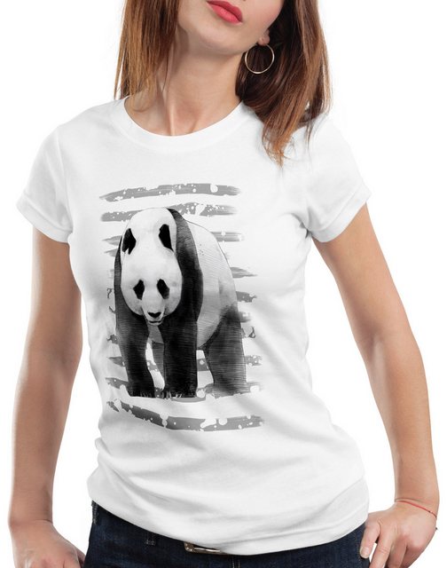 style3 T-Shirt Panda dschungel asien sommer günstig online kaufen