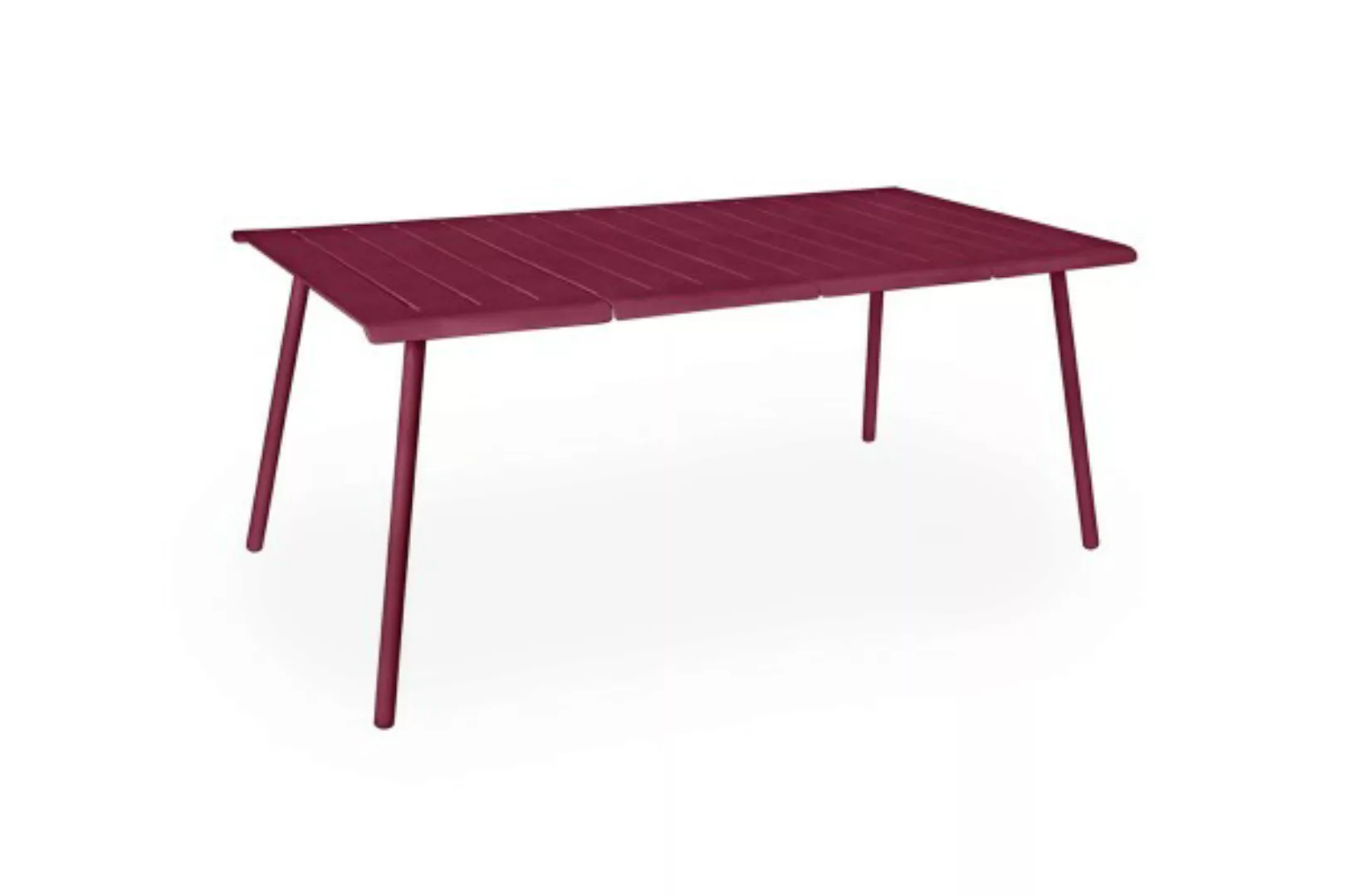 Vapio Outdoortisch Aluminium 180x90x74 cm Beere günstig online kaufen