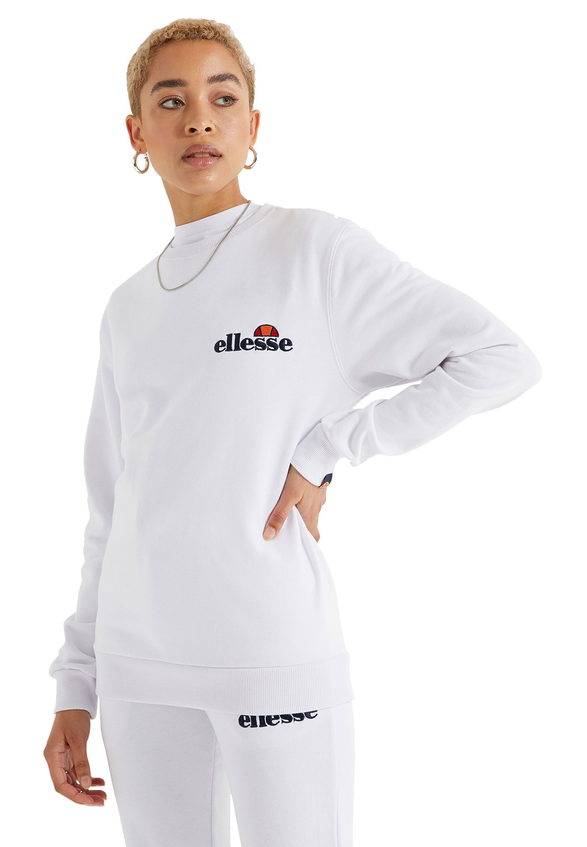 Ellesse Damen Sweater TRIOME SWEATSHIRT White Weiß günstig online kaufen