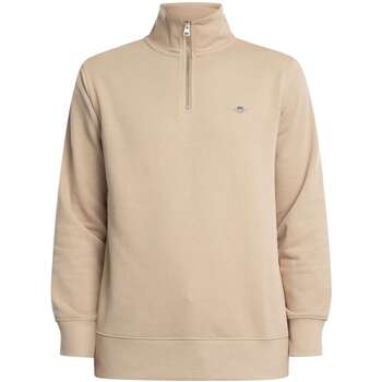 Gant  Fleecepullover Reguläres Shield-Sweatshirt mit halbem Reißverschluss günstig online kaufen