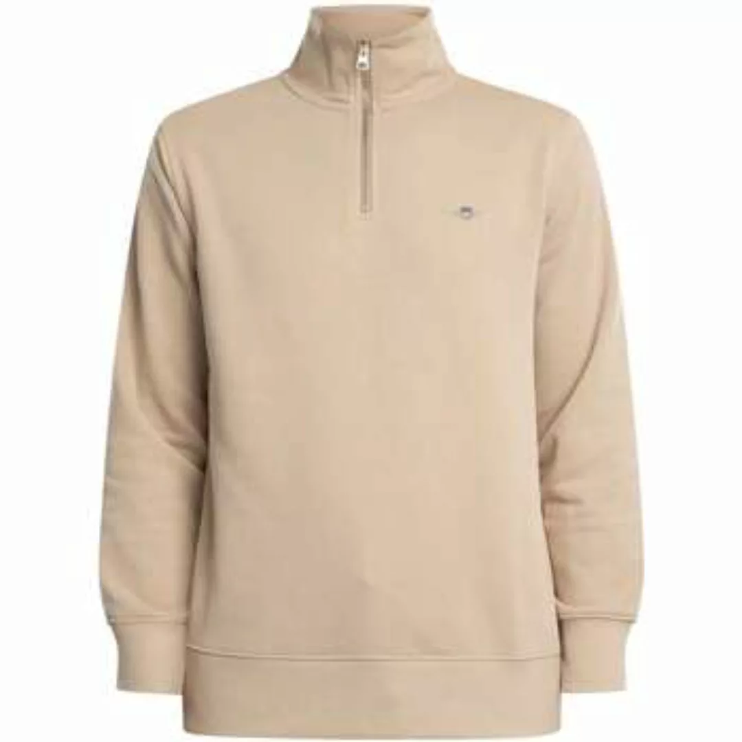 Gant  Fleecepullover Reguläres Shield-Sweatshirt mit halbem Reißverschluss günstig online kaufen