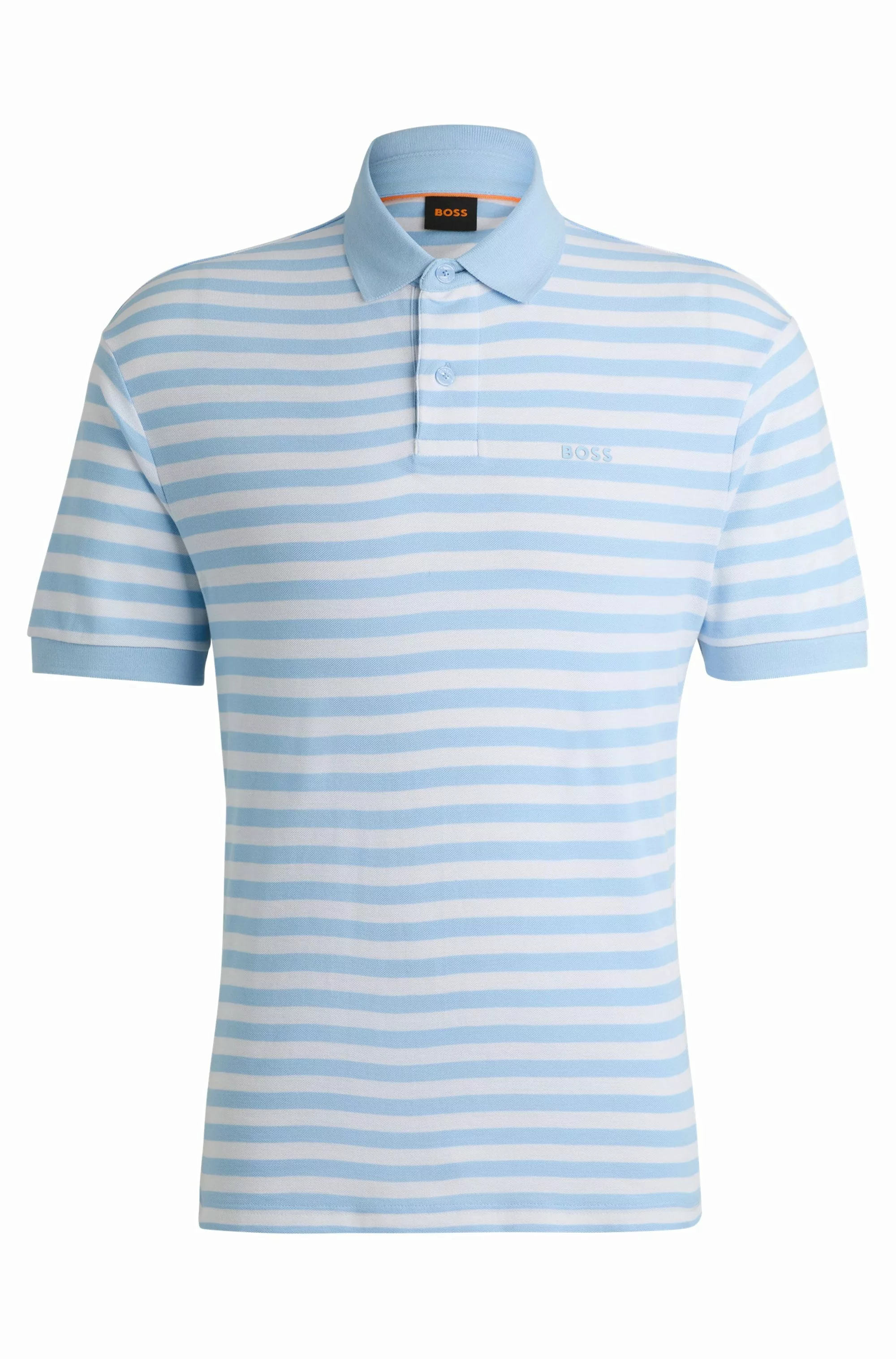 BOSS ORANGE Poloshirt PalesStripe mit Markenlabel günstig online kaufen