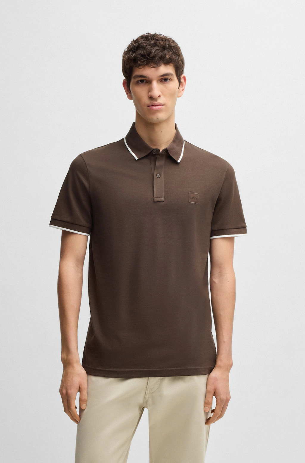 BOSS ORANGE Poloshirt "Passertip", mit BOSS Logo-Badge günstig online kaufen