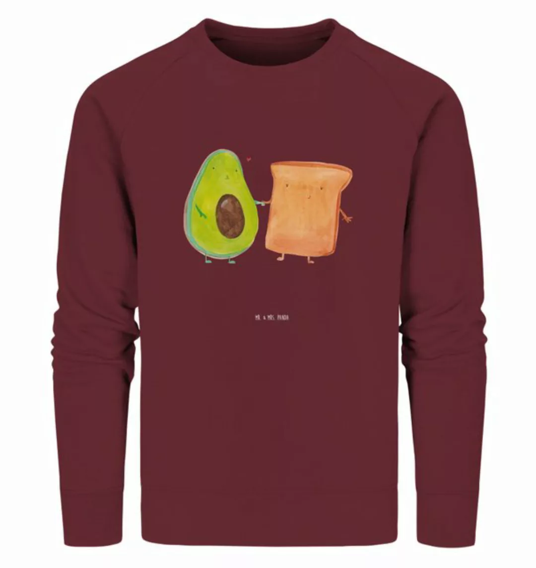 Mr. & Mrs. Panda Longpullover Größe M Avocado Toast - Burgundy - Geschenk, günstig online kaufen