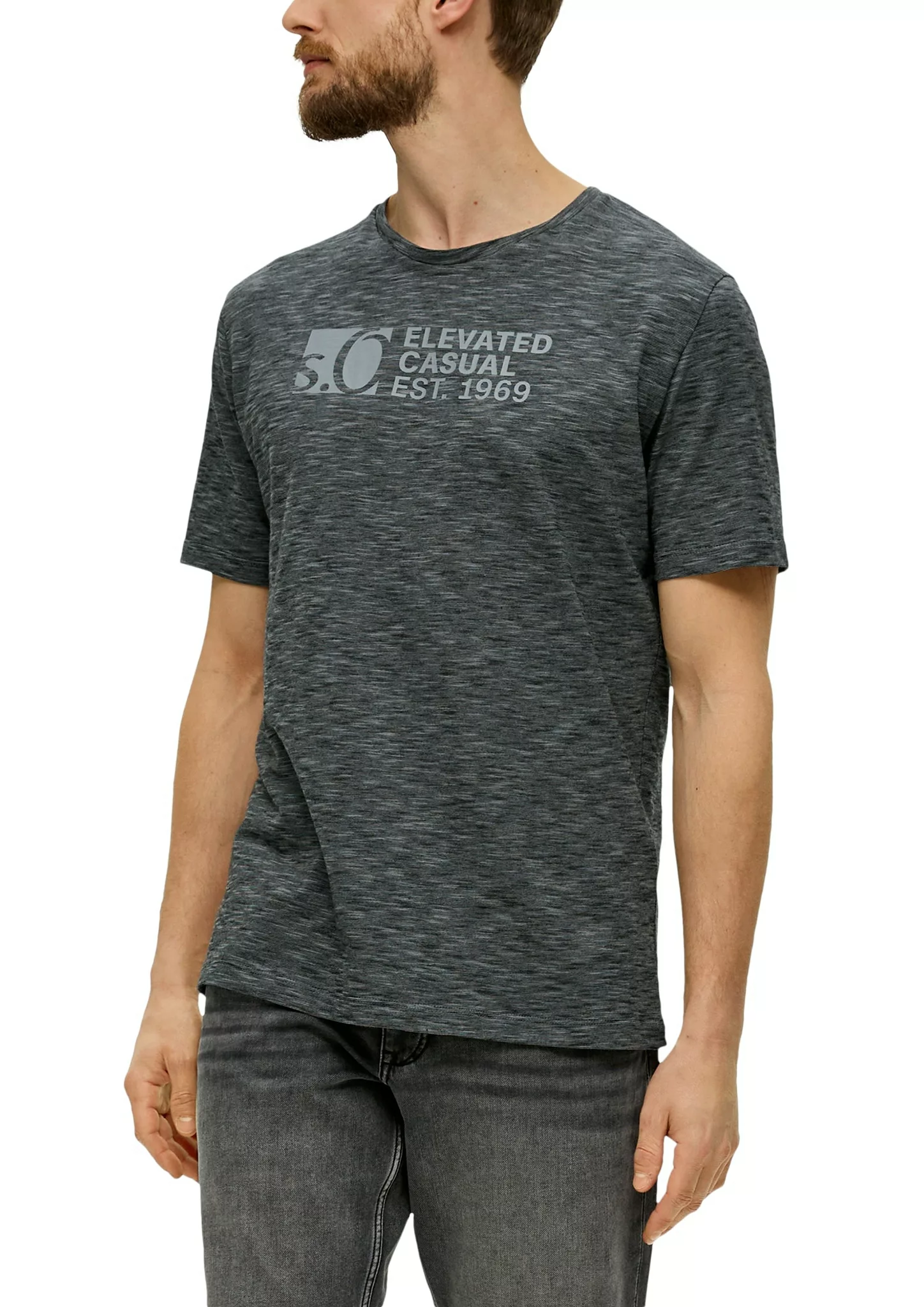 s.Oliver T-Shirt, mit Labelprint günstig online kaufen