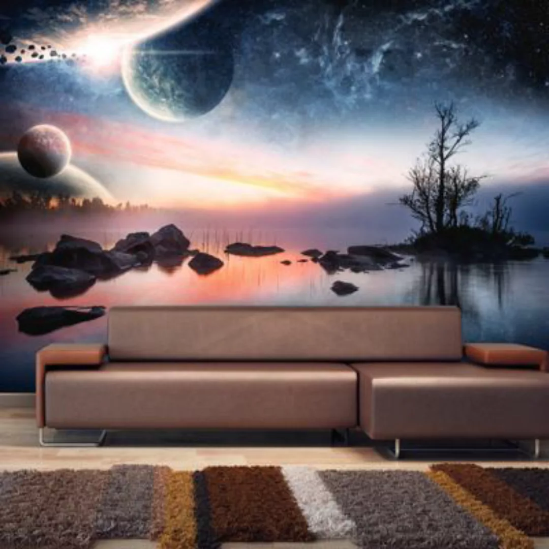 artgeist Fototapete Cosmic Landschaft mehrfarbig Gr. 350 x 270 günstig online kaufen