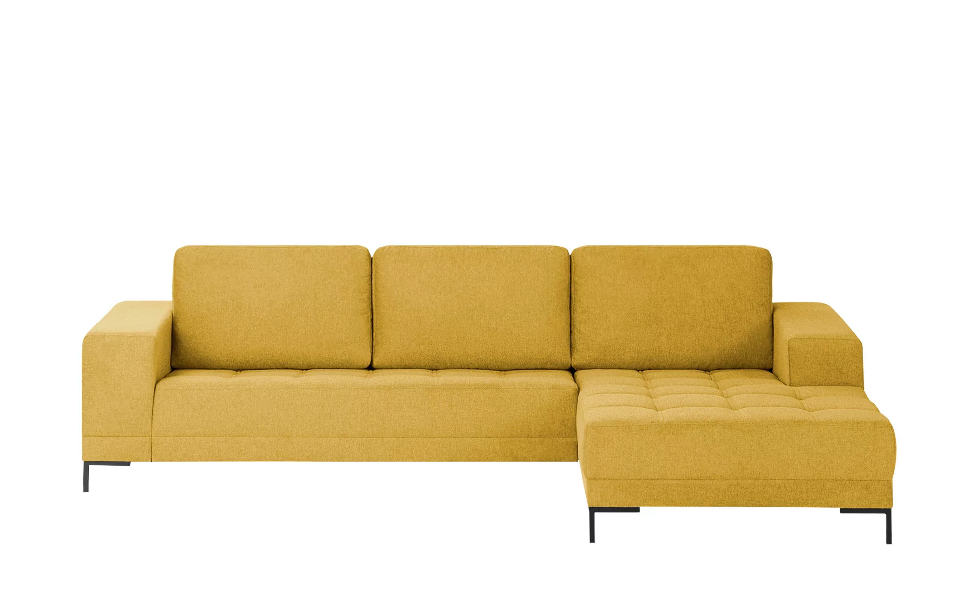 smart Ecksofa - gelb - 81 cm - Polstermöbel > Sofas > Ecksofas - Möbel Kraf günstig online kaufen