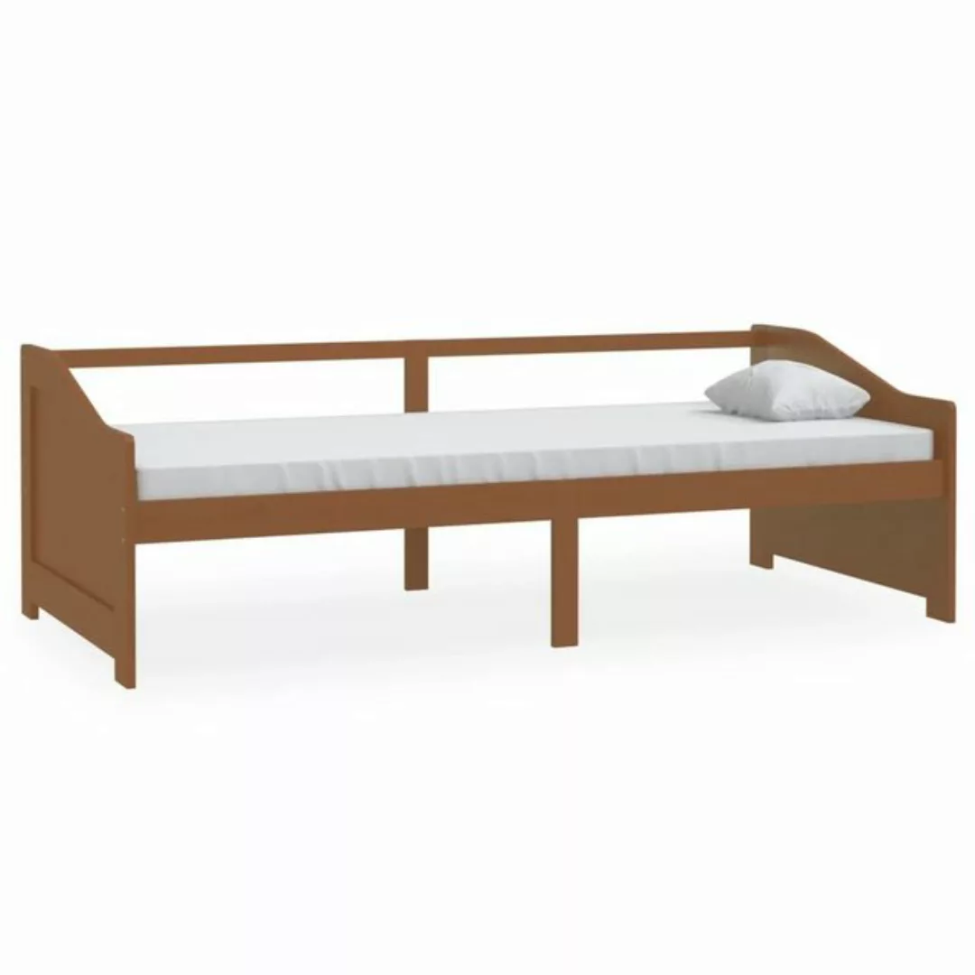 vidaXL Bett Tagesbett 3-Sitzer Honigbraun Massivholz Kiefer 90x200 cm günstig online kaufen