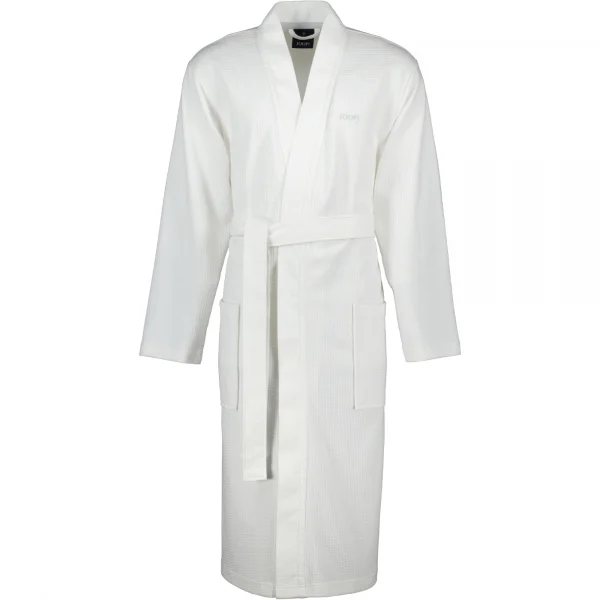 JOOP Herren Bademantel Kimono Pique 1656 - Farbe: Weiß - 600 - M günstig online kaufen