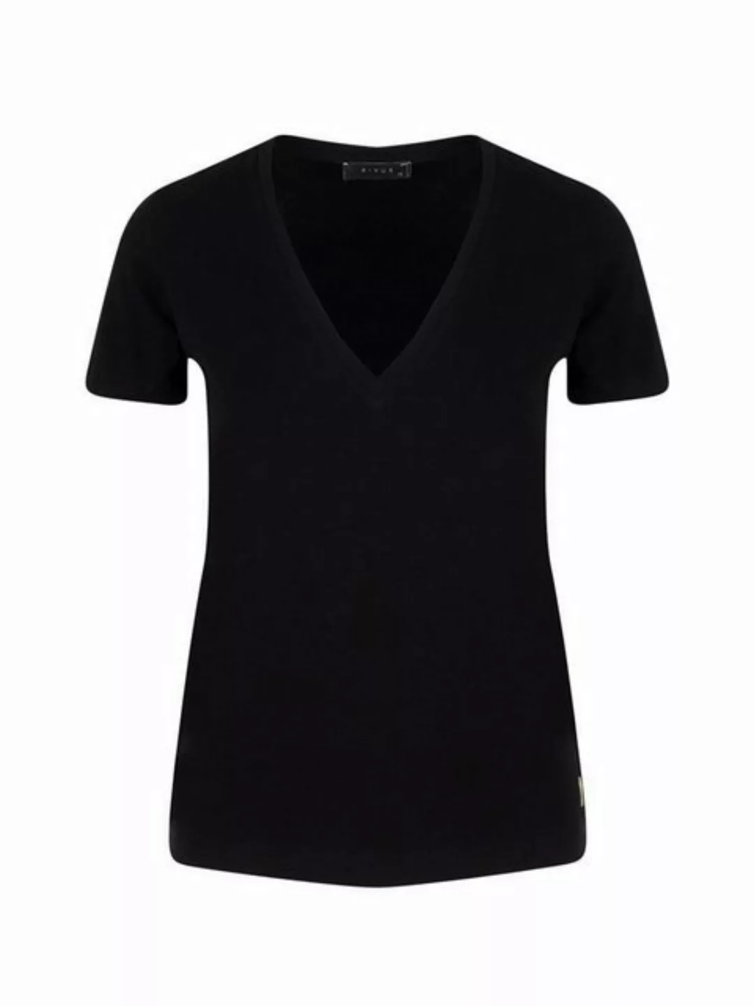 Rivus T-Shirt Damen Basic T-Shirt aus - Kurzarm Shirt, Schmeichelhafte Pass günstig online kaufen