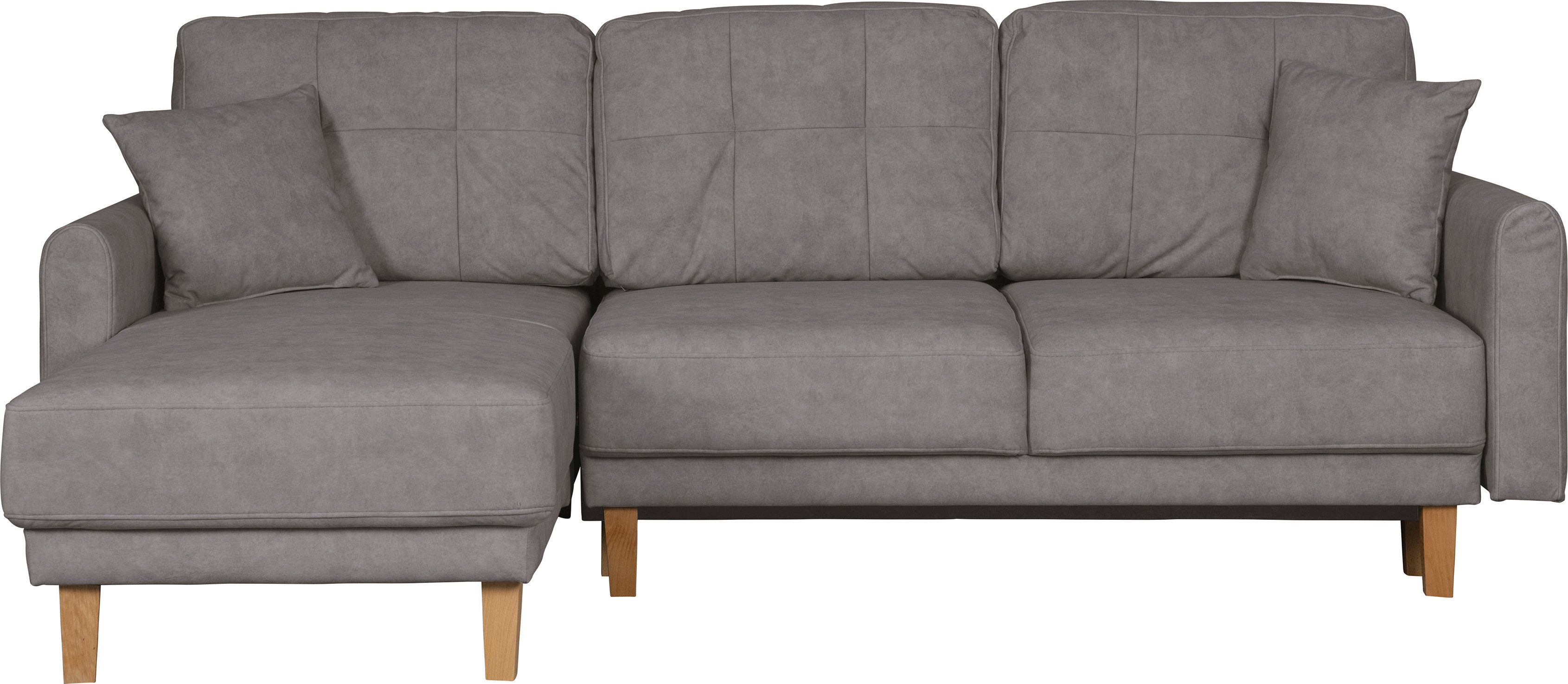 Home affaire Ecksofa "TRIPLO optionale Schlafsofa mit Bettkasten, Maße B/T/ günstig online kaufen