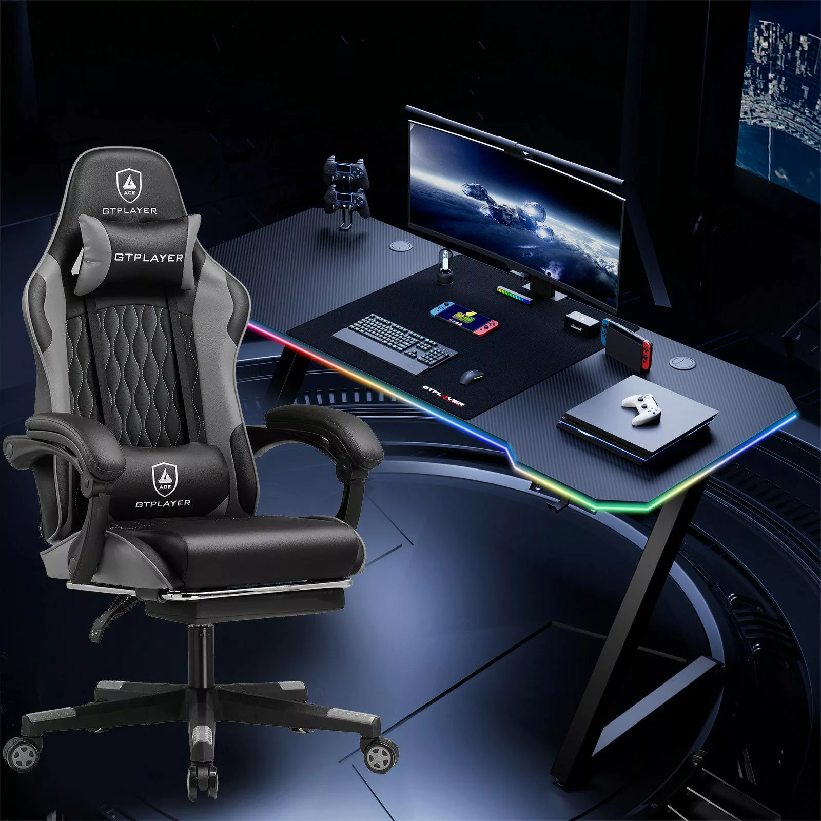 GTPLAYER Gamingtisch Gaming Tisch + Gaming günstig online kaufen