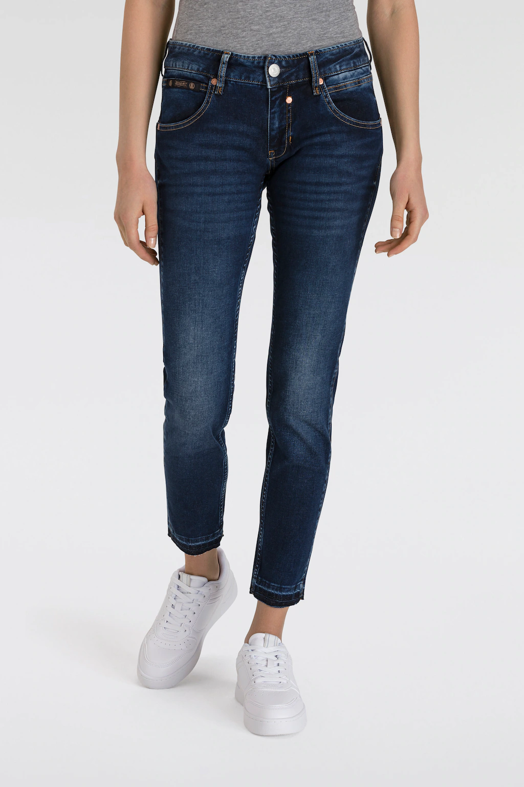 Herrlicher Slim-fit-Jeans "Touch Cropped Reused Denim", mit verkürzter Läng günstig online kaufen