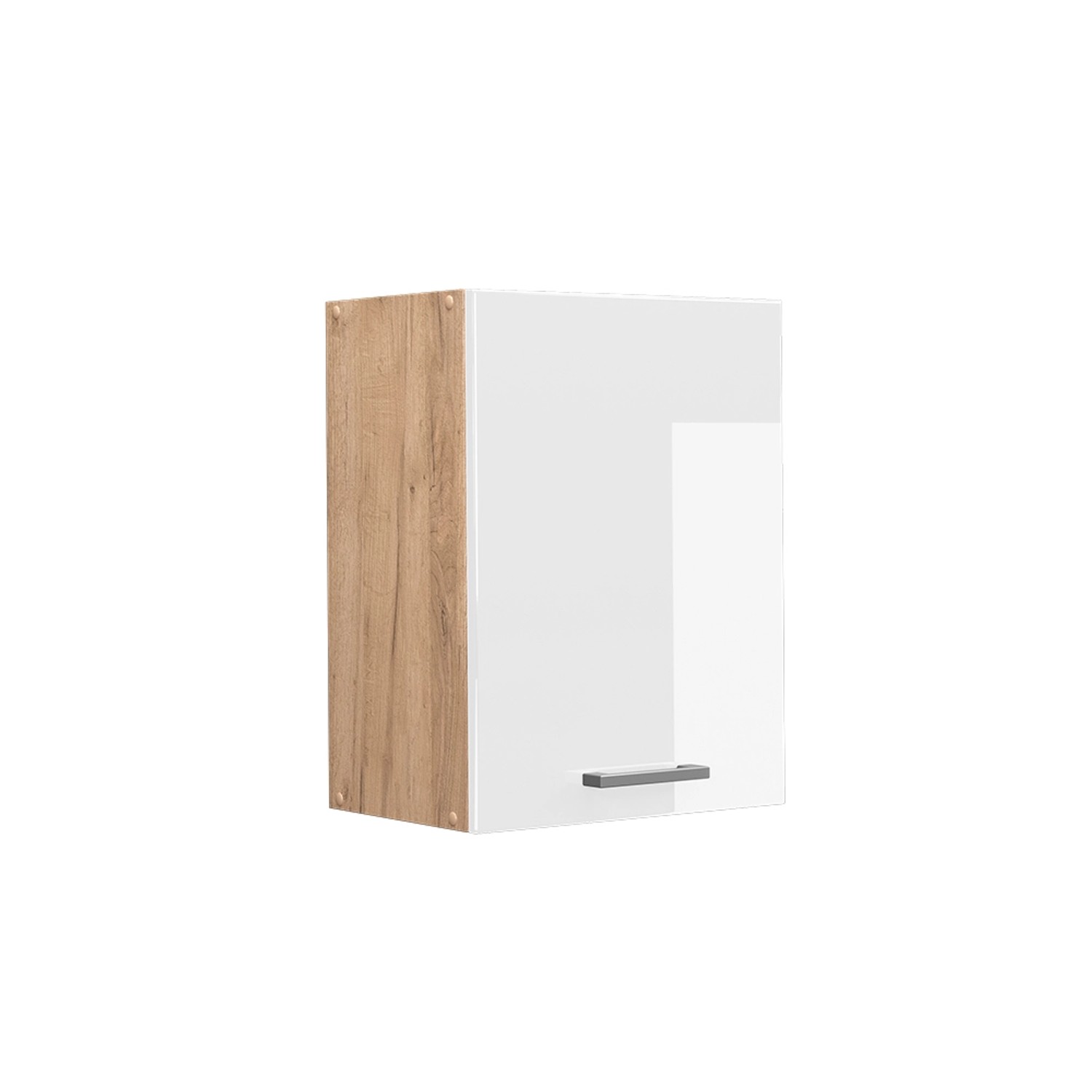 Vicco Hängeschrank R-Line, Weiß Hochglanz/Goldkraft Eiche, günstig online kaufen