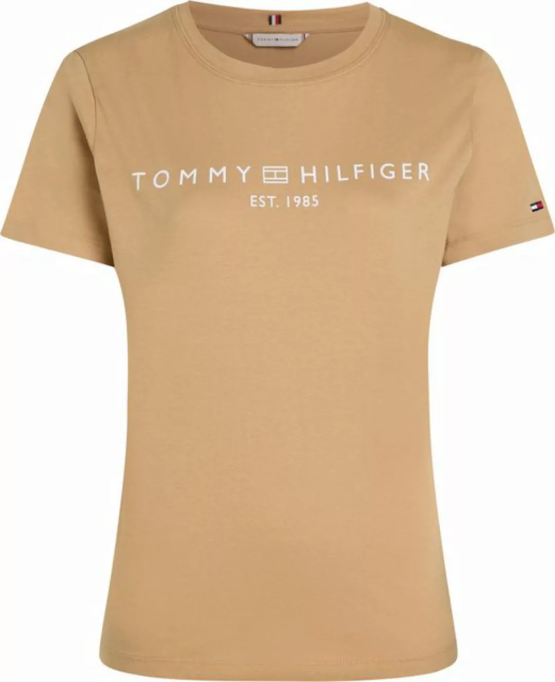 Tommy Hilfiger T-Shirt REG CORP LOGO C-NK SS mit Logoschriftzug günstig online kaufen