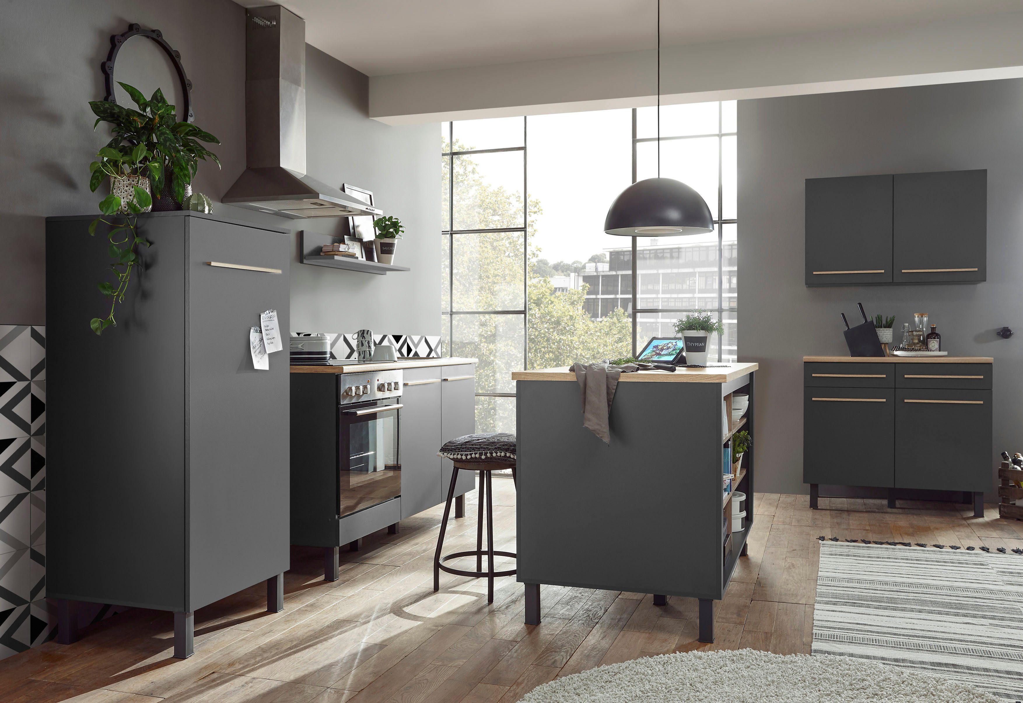 BASIC by Balculina Pantryküche Bilberry, Breite günstig online kaufen