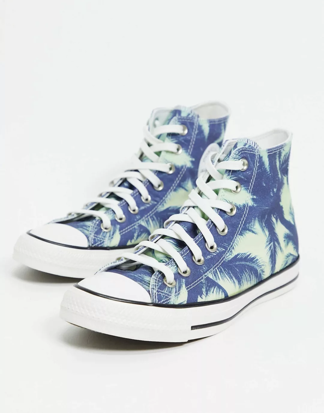 Converse – Chuck Taylor All Star – Sneaker mit Palmen-Muster-Mehrfarbig günstig online kaufen