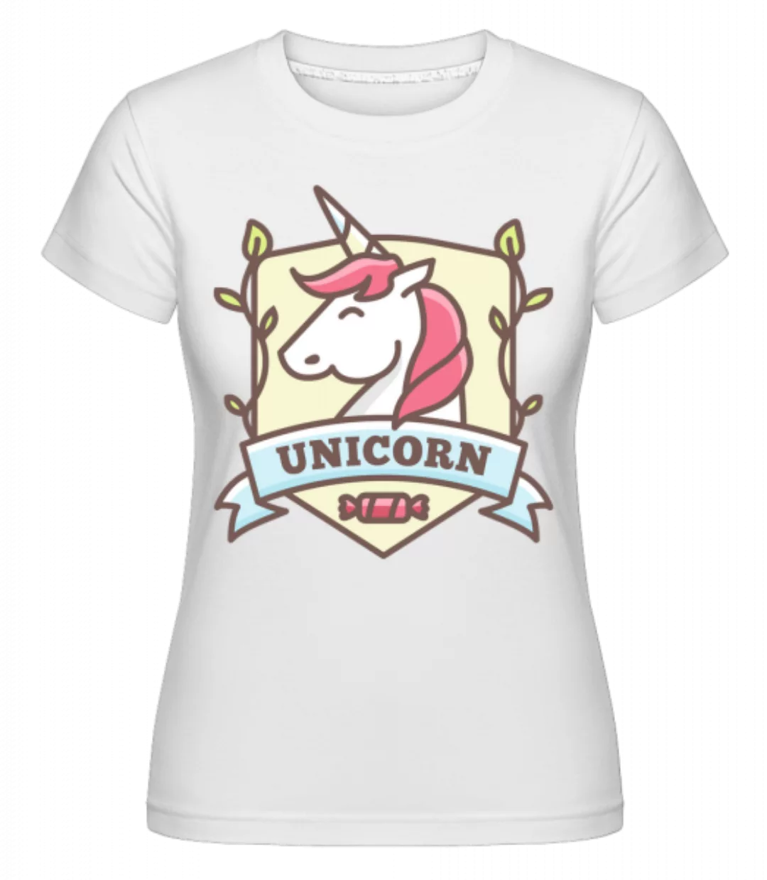 Unicorn Emblem · Shirtinator Frauen T-Shirt günstig online kaufen