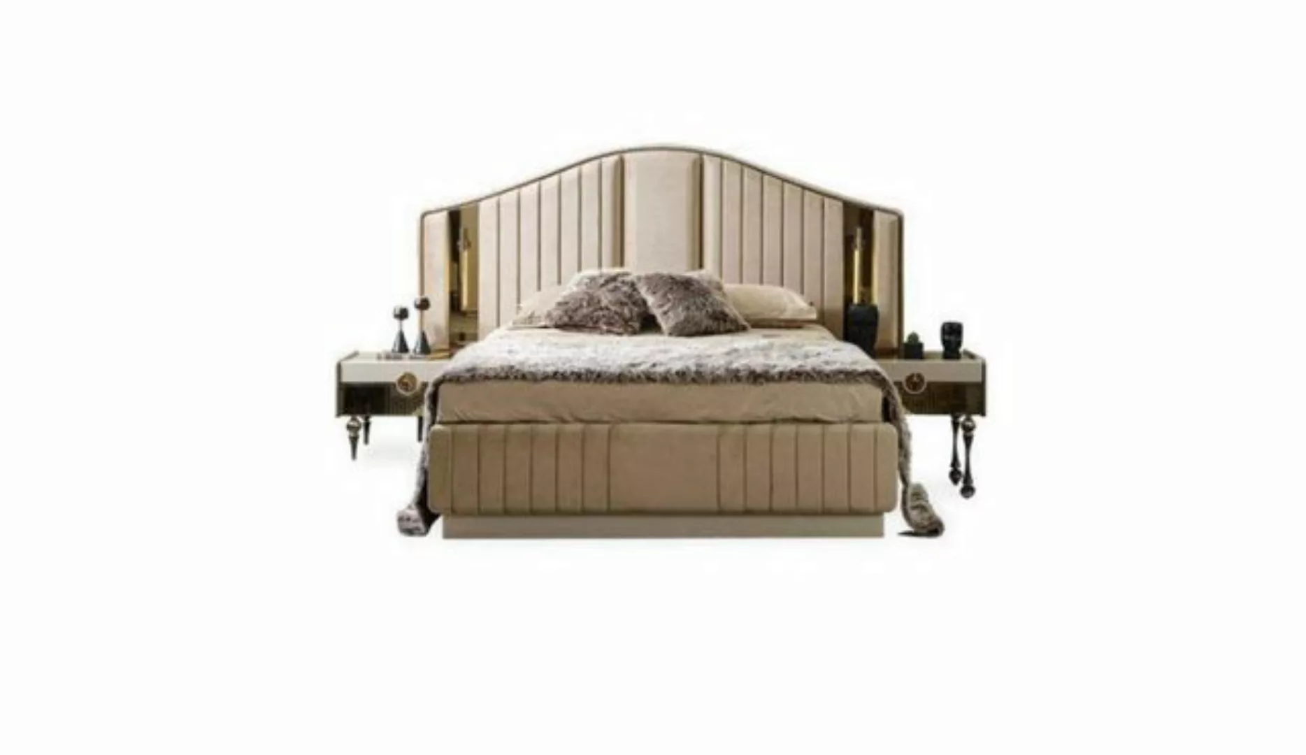 JVmoebel Bett Luxus Bett Italienische Stil Design Möbel Schlafzimmer Betten günstig online kaufen
