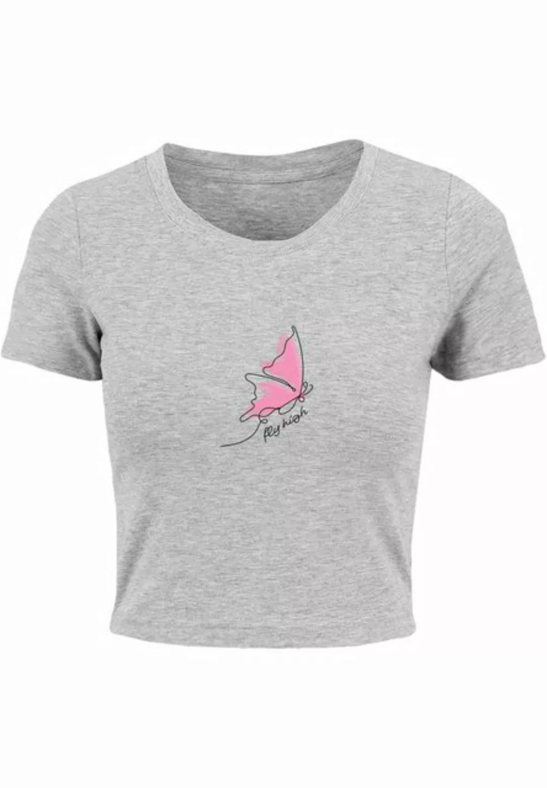 Merchcode T-Shirt Merchcode Damen Ladies Fly High Cropped Tee (1-tlg) günstig online kaufen
