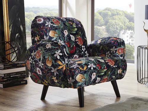 ATLANTIC home collection Sessel »Ben«, mit Wellenunterfederung, Massivholzf günstig online kaufen